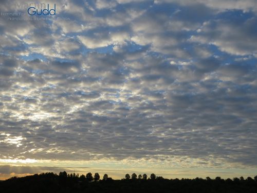 Altocumulus opacus perlucidus